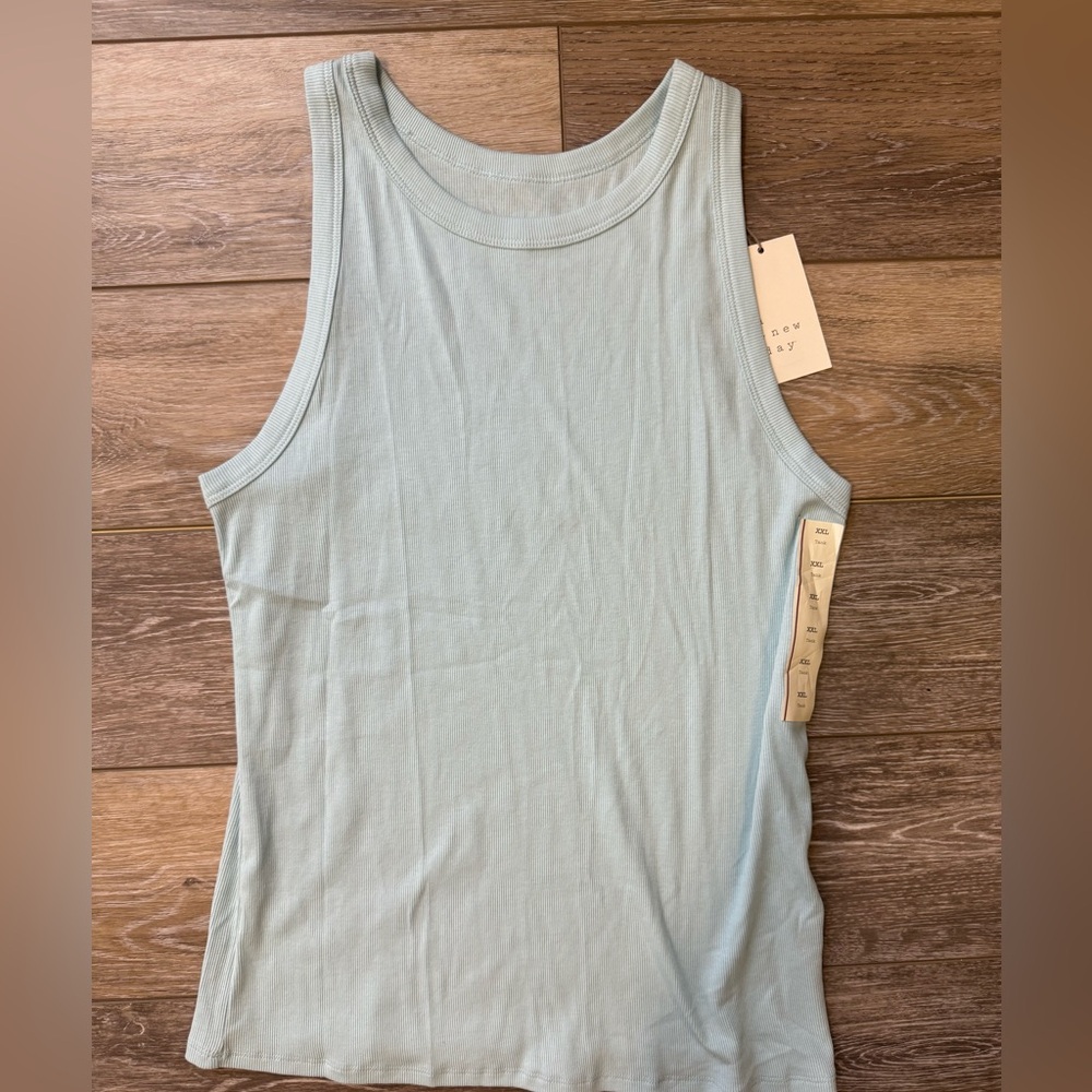 NWT A New Day Light Blue Tank Top